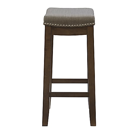 Linon stool fabric top top