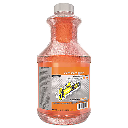Sqwincher ZERO Liquid Concentrate Orange 64 Oz Case Of 6 - ODP 