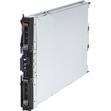 Lenovo BladeCenter HS23E 8038D4U Blade Server - 1 x Xeon E5-2470 - 24 GB RAM HDD SSD - Serial ATA/300 Controller - 2 Processor Support - 48 GB RAM Support - 0, 1 RAID Levels - Matrox G200eR2 16 MB Graphic Card - Gigabit Ethernet - 2 x SFF Bay(s)