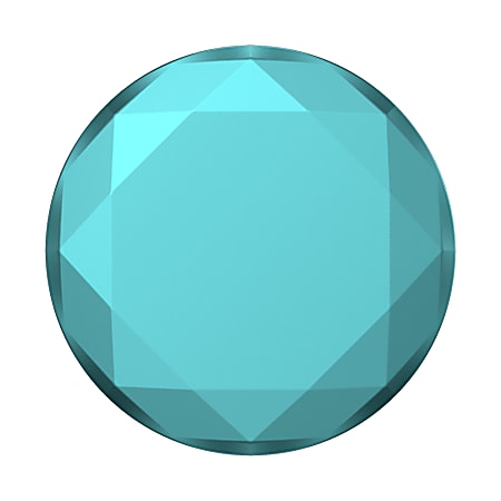 PopSocket PopGrip, 1-9/16", Metallic Diamond Aquarius Blue