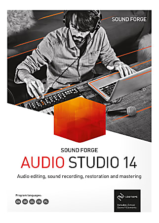 Magix SOUND FORGE Audio Studio 14, Disc/Download