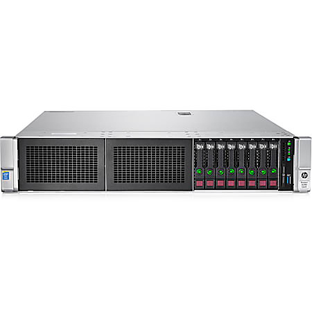 HP ProLiant DL380 G9 2U Rack Server - 1 x Intel Xeon E5-2620 v3 Hexa-core (6 Core) 2.40 GHz - 16 GB Installed DDR4 SDRAM - 12Gb/s SAS, Serial ATA/600 Controller - 0, 1, 5, 10 RAID Levels - 1 x 500 W