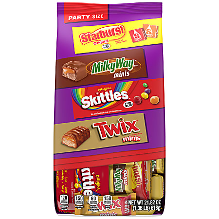 Mars Mixed Chocolate Sugar Variety Minis, 21.82 Oz