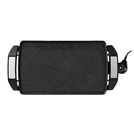 THE ROCK™ by Starfrit® Electric Reversible Grill/Griddle, 16.5 In. x 9.75 In., Black (024427-002-0000)