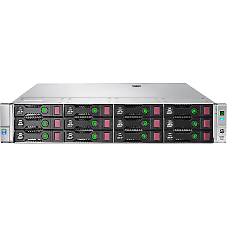 HP ProLiant DL380 G9 2U Rack Server - 1 x Intel Xeon E5-2620 v3 Hexa-core (6 Core) 2.40 GHz - 16 GB Installed DDR4 SDRAM - 12Gb/s SAS Controller - 2 x 800 W