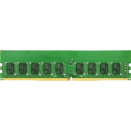 Synology 16GB DDR4 SDRAM Memory Module - For NAS Server - 16 GB - DDR4-2666/PC4-21333 DDR4 SDRAM - 2666 MHz - ECC - Unbuffered - 288-pin - DIMM