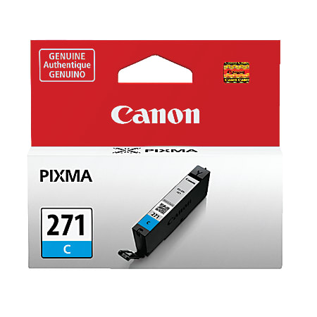 Canon® CLI-271 Cyan Ink Tank, 0391C001