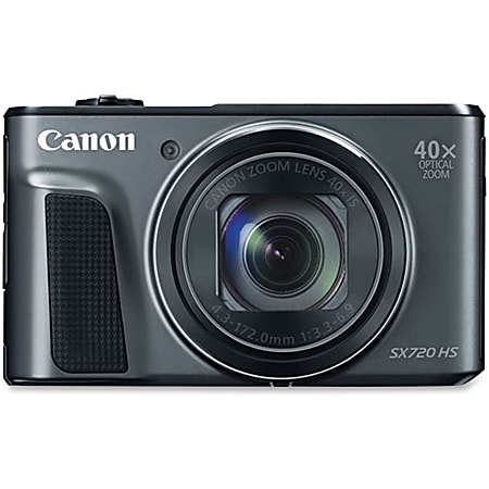 Canon PowerShot SX720 HS 20.3 Megapixel Compact Camera - Black - 3" LCD - 40x Optical Zoom - 4x Digital Zoom - Optical (IS) - 5184 x 3888 Image - 1920 x 1080 Video - HD Movie Mode - Wireless LAN