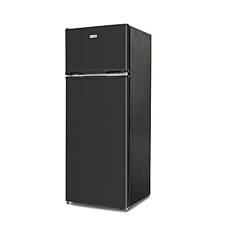Commercial Cool 7.7 Cu. Ft. Freezer And Top Mount Fridge, Black
