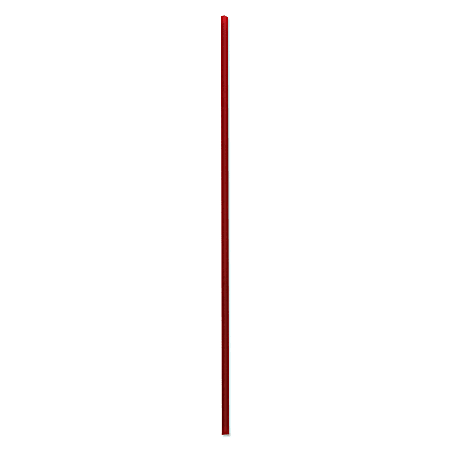 Boardwalk® Single-Tube Stir Straws, 6", Red, Pack Of 10,000 Straws