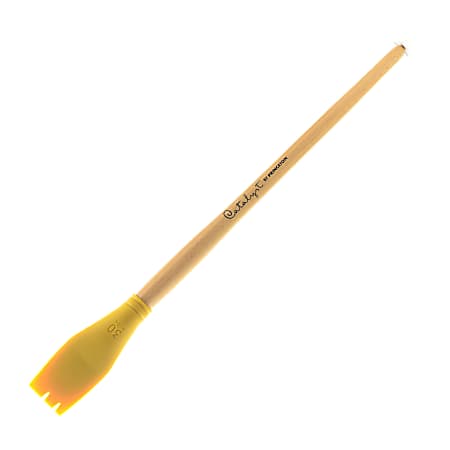 Princeton Catalyst Silicone Tools, Blade Size 30, #4, Yellow, Pack Of 2