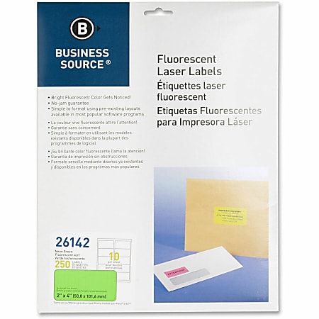 Business Source Neon Labels - 2 Business Source Neon Labels - 2