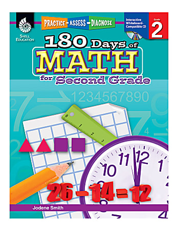 Shell Education 180 Days of Math Practice, Grade 2