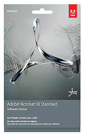 Adobe® Acrobat XI Standard 2012, Traditional Disc