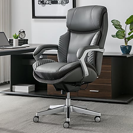 Serta iComfort i6000 Big Tall Ergonomic Bonded Leather High Back