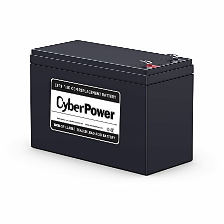 CyberPower RB1290 Replacement Battery Cartridge - 1 X 12 V / 9 Ah Sealed Lead-Acid Battery, 18MO Warranty