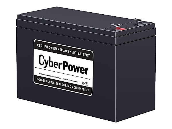 CyberPower RB1290 - UPS battery - 1 x battery - lead acid - 9 Ah - for AVR Series CP800AVR; Intelligent LCD BRG1000AVRLCD