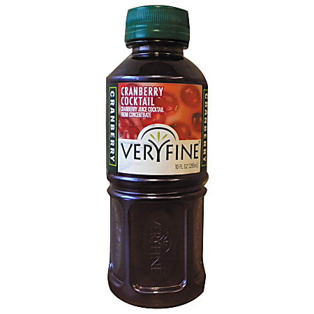 Veryfine® Cranberry Juice Cocktail, 10 Oz., Case Of 24