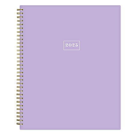 2025 Blue Sky Weekly/Monthly Planning Calendar, 8-1/2" x 11", Wisteria, January To December, 148906