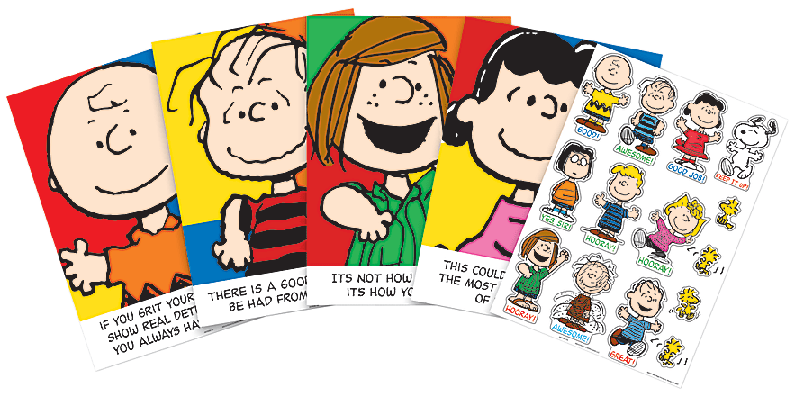 Eureka Peanuts Classroom Decoration Kit, Pack Of 7