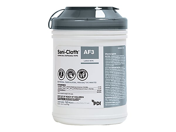 PDI Sani-Cloth AF3 - Disinfectant wipes - disposable