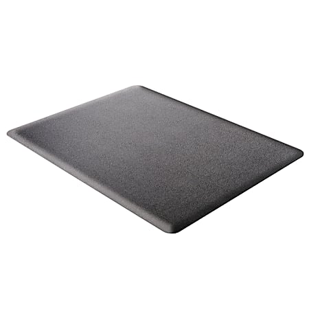 Deflecto Ergonomic Sit-Stand® Chair Mat For All Pile and Hard Floors, 45" x 53", Black