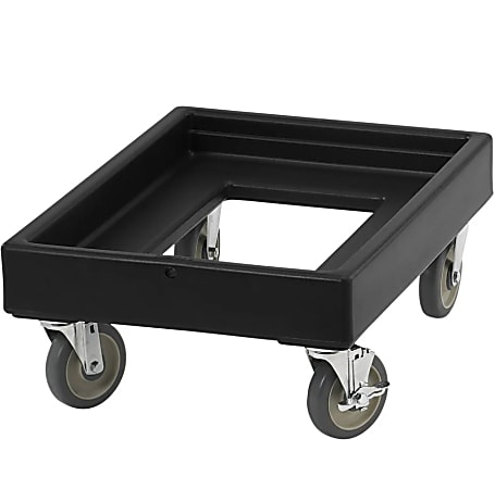 Cambro Camtainer Dolly, 19-5/8" x 28-5/8" x 10-1/2", Black