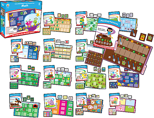 Carson-Dellosa Math File Folder Game, Grade K