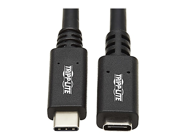 Tripp Lite U421-003 USB-C Extension Cable, M/F, Black,