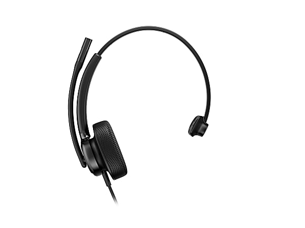 HP Poly Mission 415 On-Ear Wired Headset, Black, C01B2AAAC3