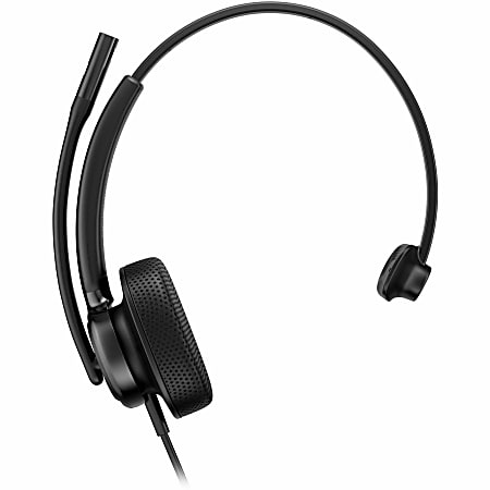 HP Poly Mission 415 On Ear Wired Headset Black C01B2AAAC3 - Office Depot