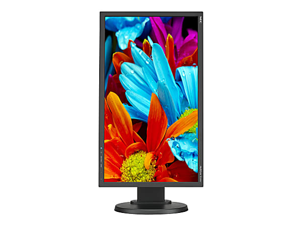 NEC MultiSync E224Wi-BK - LED monitor - 22" (21.5" viewable) - 1920 x 1080 Full HD (1080p) - AH-IPS - 250 cd/m² - 1000:1 - 6 ms - DVI-D, VGA, DisplayPort - black