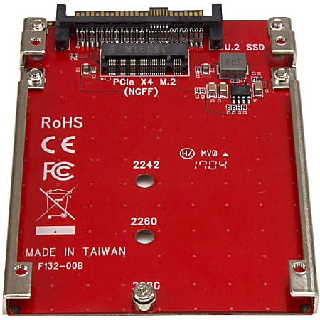 Startech : M.2 TO U.2 (SFF-8639) ADAPTER pour M.2 PCIE NVME SSDS