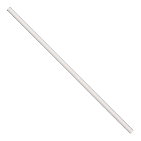 Hoffmaster Paper Straws, 7-3/4", White, Pack Of 4,800 Straws