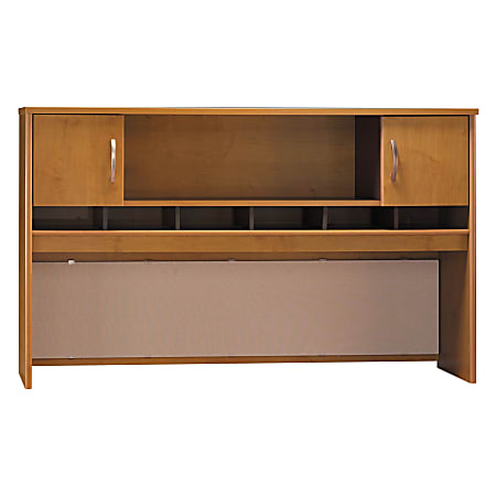 Bush Business Furniture Components 2 Door Hutch, 72"W, Natural Cherry/Graphite Gray, Standard Delivery