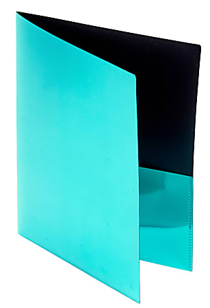 It's Academic Electro Portfolio Folder, 8-1/2" x 11-3/4", Teal