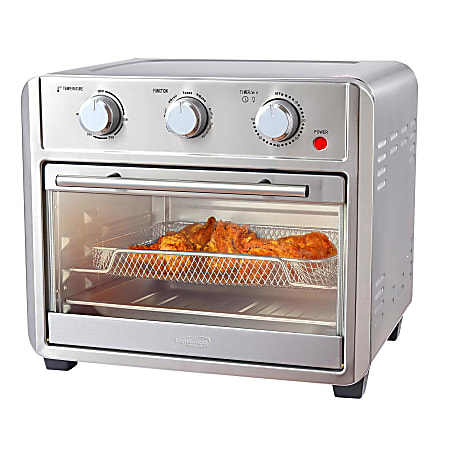 Brentwood 1700 Watt 24 Qt Convection Air Fryer Toaster Oven, Stainless Steel