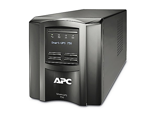 APC Smart-UPS 750 LCD - UPS - AC 230 V - 500 Watt - 750 VA - RS-232, USB - output connectors: 6 - black - for P/N: AR4018SPX431, AR4018SPX432, AR4024SP, AR4024SPX429, AR4024SPX431, AR4024SPX432