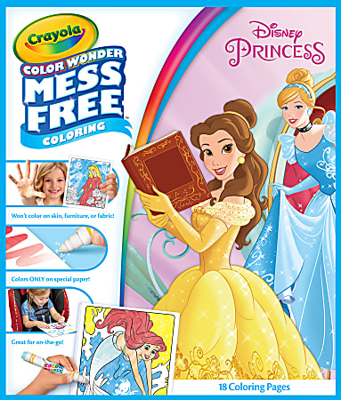 Crayola Color Wonder Disney Princess Mess Free Coloring