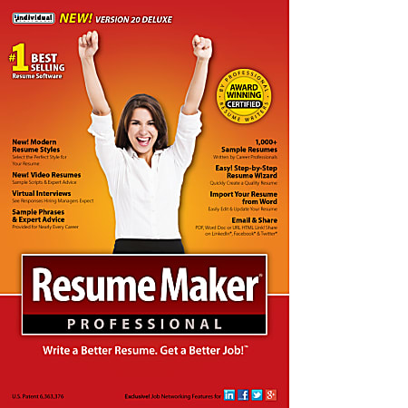Individual Software ResumeMaker Professional Deluxe 20, Download