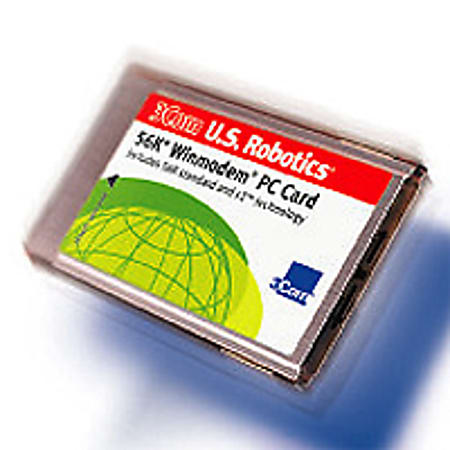 U.S. Robotics® 56K PC Card Winmodem