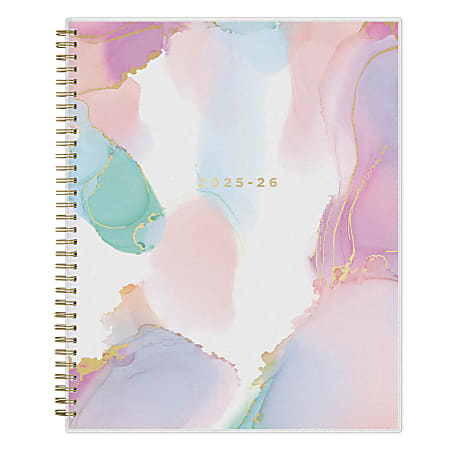 2025-2026 Blue Sky Weekly/Monthly Academic Planner, 8-1/2" x 11", Multicolor Smoke Frosted, July 2025 To June 2026, 149046