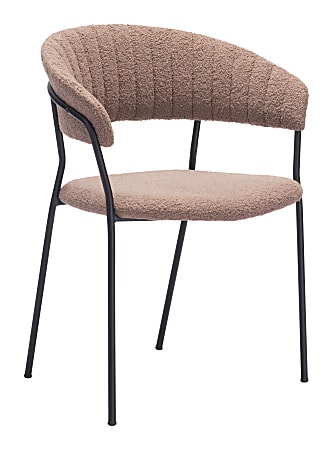 Zuo Josephine Dining Accent Chairs, Brown, Set Of 2 Chairs