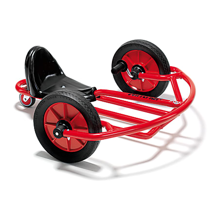 Winther Swingcart, Ages 3-8, 28 1/4"H x 11 5/16"W x 27 3/8"D, Red
