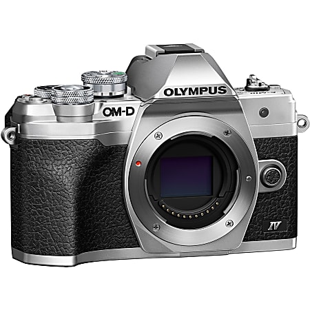 Olympus OM-D E-M10 Mark IV 20.3 Megapixel Mirrorless Camera Body Only - Silver - 4/3" Sensor - Autofocus - 3" Touchscreen LCD - Sensor-shift, Digital (IS) - 5184 x 3888 Image - 3840 x 2160 Video - HD Movie Mode - Wireless LAN