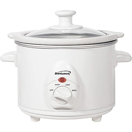 Brentwood® 1.5-Quart Slow Cooker, White, BTWSC115W