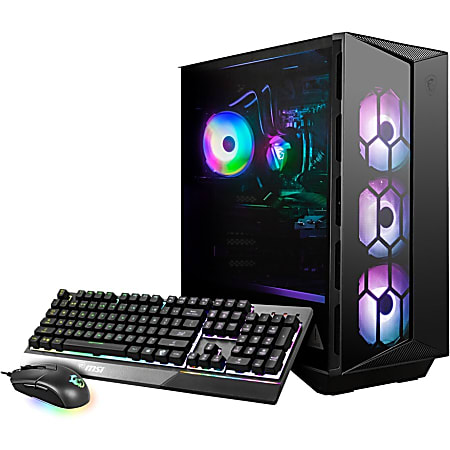 MSI Aegis RS Aegis RS 11TF-223US Gaming Computer - Intel Core i7 i7-11700K Octa-core 3.60 GHz - 32 GB RAM DDR4 SDRAM - 2 TB HDD - 2 TB M.2 PCI Express NVMe SSD - Intel Z590 Chip - Windows 10 Home - NVIDIA GeForce RTX 3080 Ti 12 GB GDDR6X  - 750 W