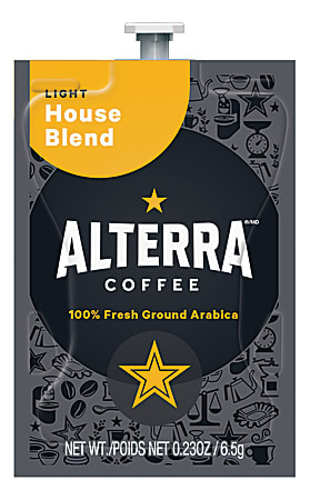 FLAVIA® Coffee ALTERRA® Single-Serve Coffee Freshpacks, House Blend, Carton Of 100