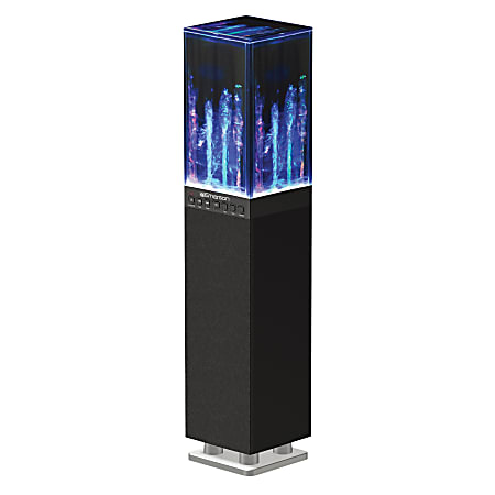 Emerson EHS-2001 6W Dancing Water Light Bluetooth Stereo Speaker Tower, Black