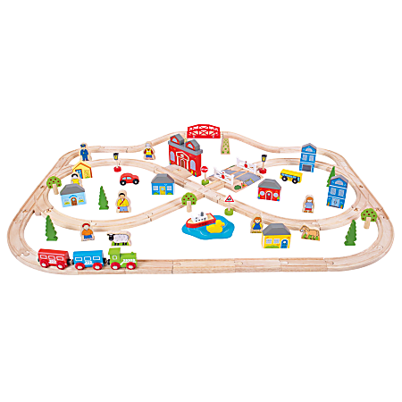 Bigjigs Toys Ltd. Rail Town Country Train Set Multicolor - Office